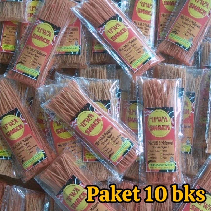 

Snack Mie Lidi Uwa Kriuk Pedas Nagih Jajanan Jadul Enak