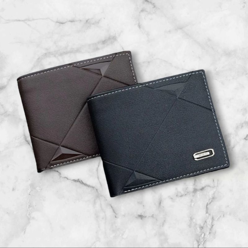 Dompet Lipat Pria Kulit PU Bovis Premium Quality Free Box