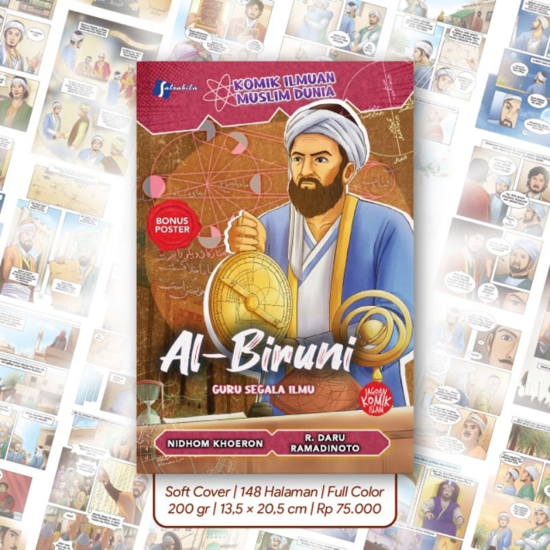 Komik Al Biruni : Guru Segala Ilmu Bonus Poster Ilmuan Islam