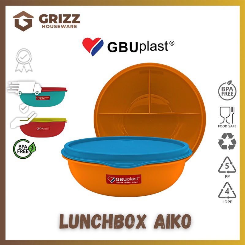 Lunch box AIKO Plastik GBU tepak bekal plastik