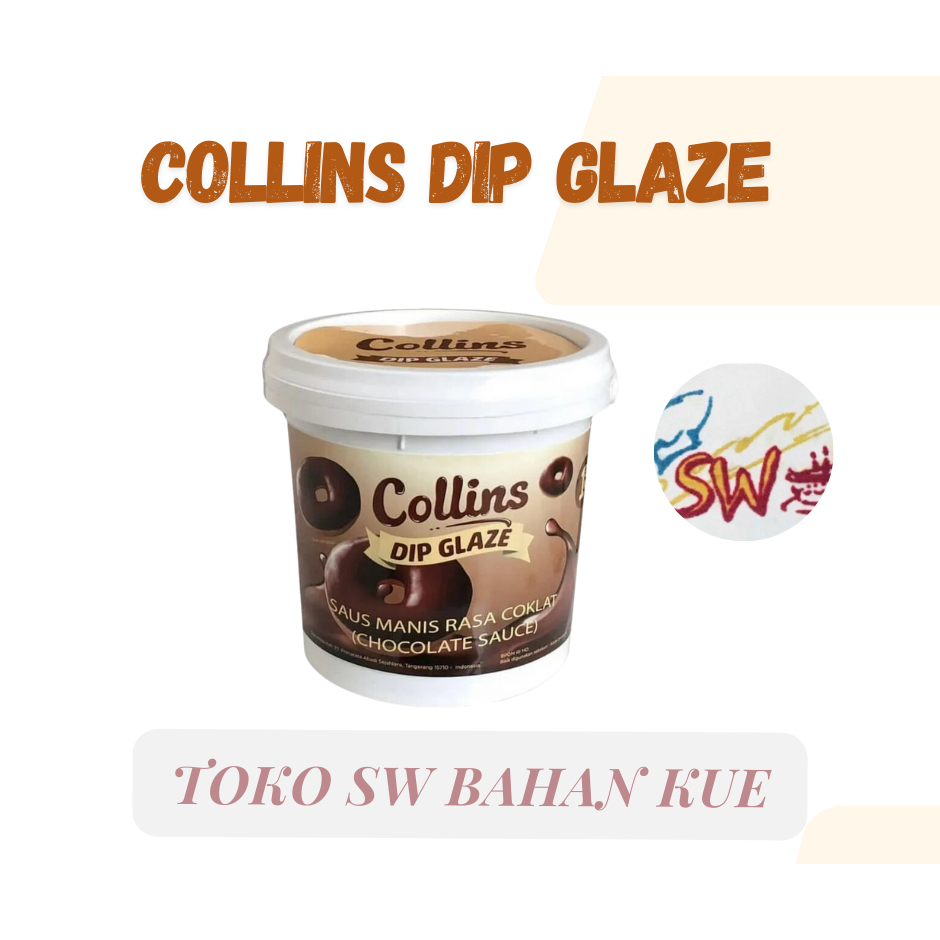 

COLLINS DIP GLAZE COKLAT 1 KG