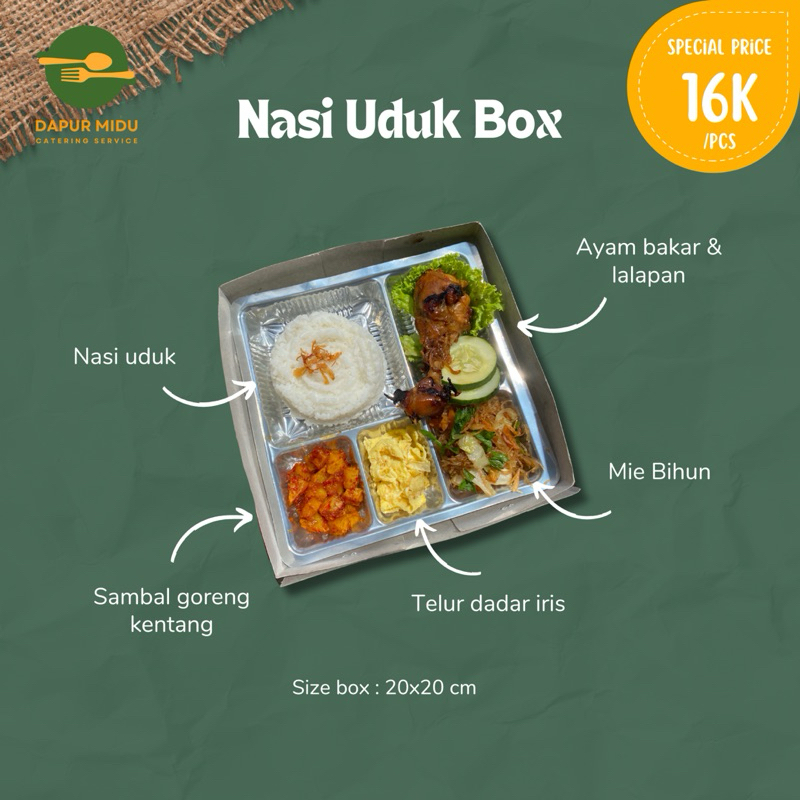 

Nasi Box/ Nasi Kotak/ Nasi catering/ Nasi Uduk Box