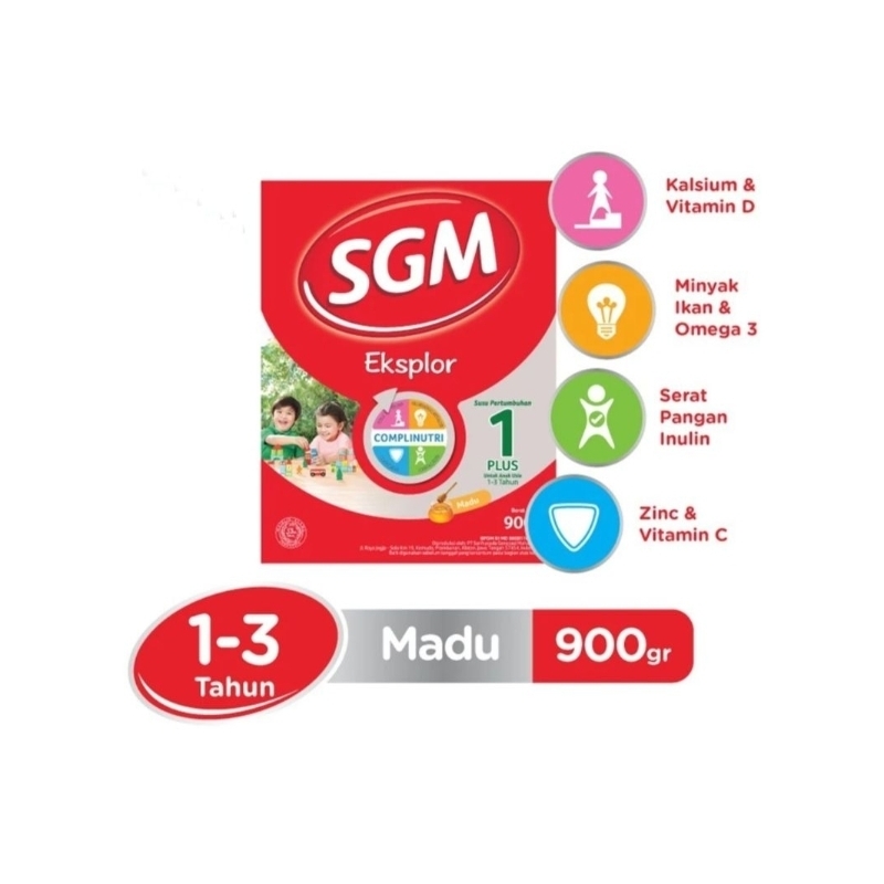 SUSU SGM 1 PLUS MADU 900GR