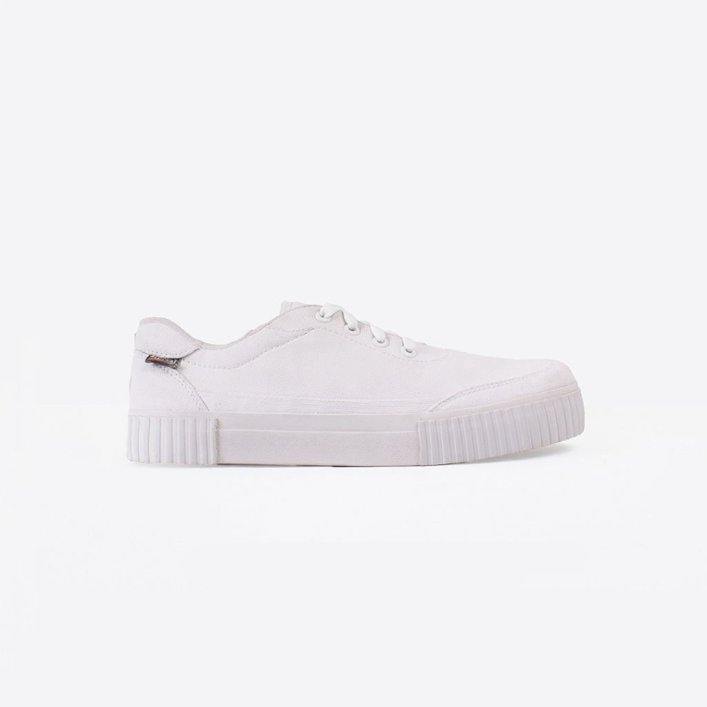 Sepatu Sneakers Pria Blucrat Vega Full White Casual Sneakers Cowok