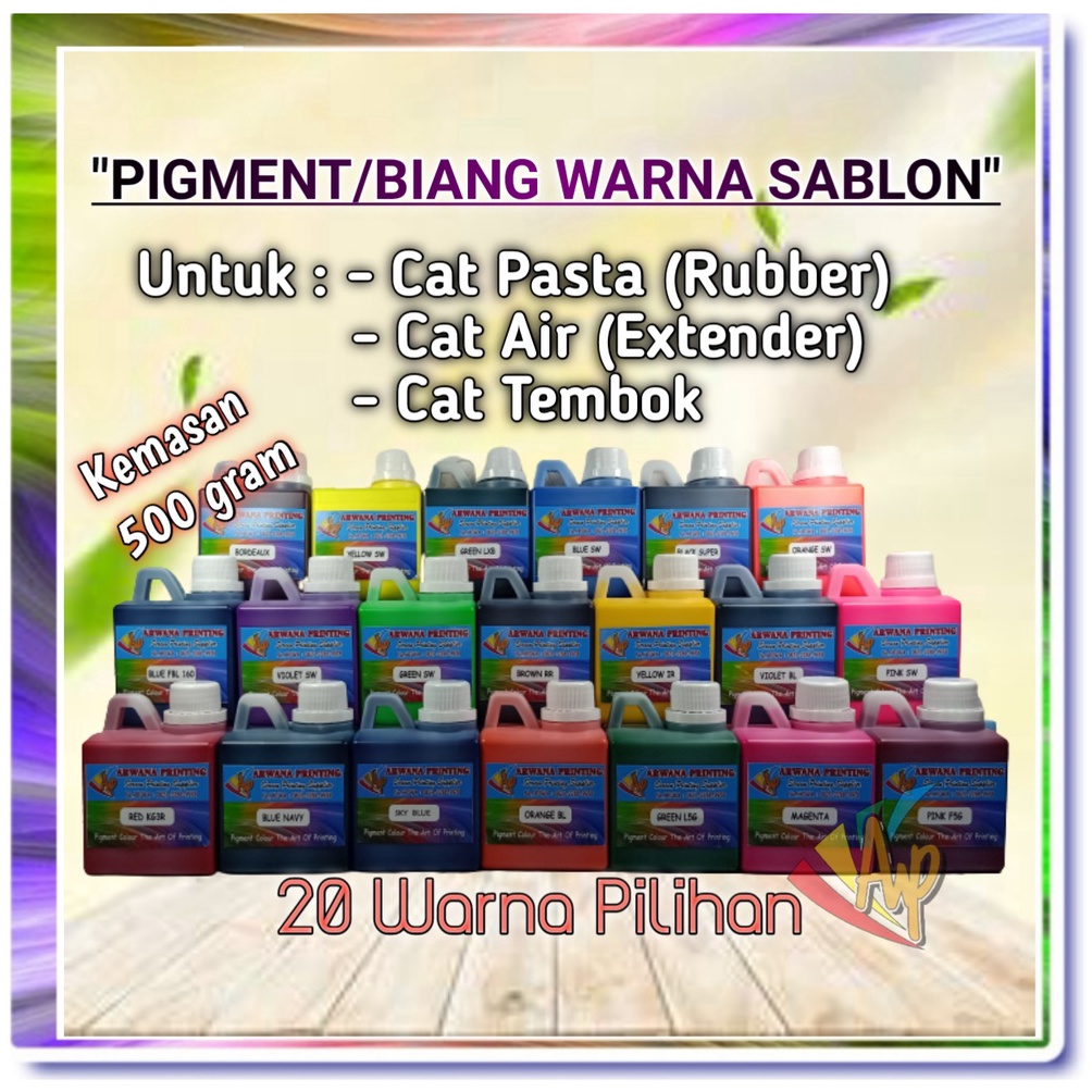 

Pigment Biang Warna Cat Sablon All Varian 5 gram ART N1G7