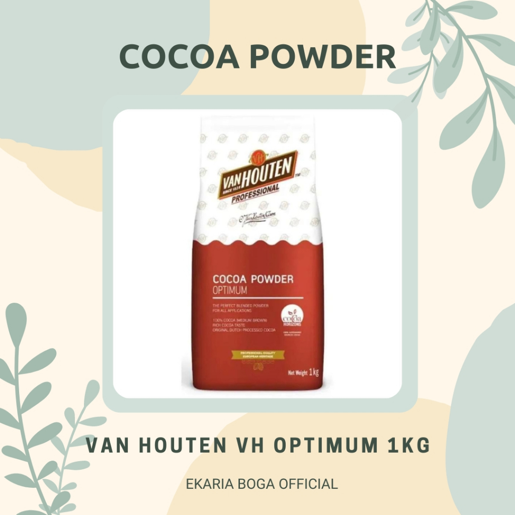 COCOA / CACAO POWDER | KAKAO | COKLAT BUBUK | VAN HOUTEN COCOA POWDER | VAN HOUTEN VH OPTIMUM 1KG