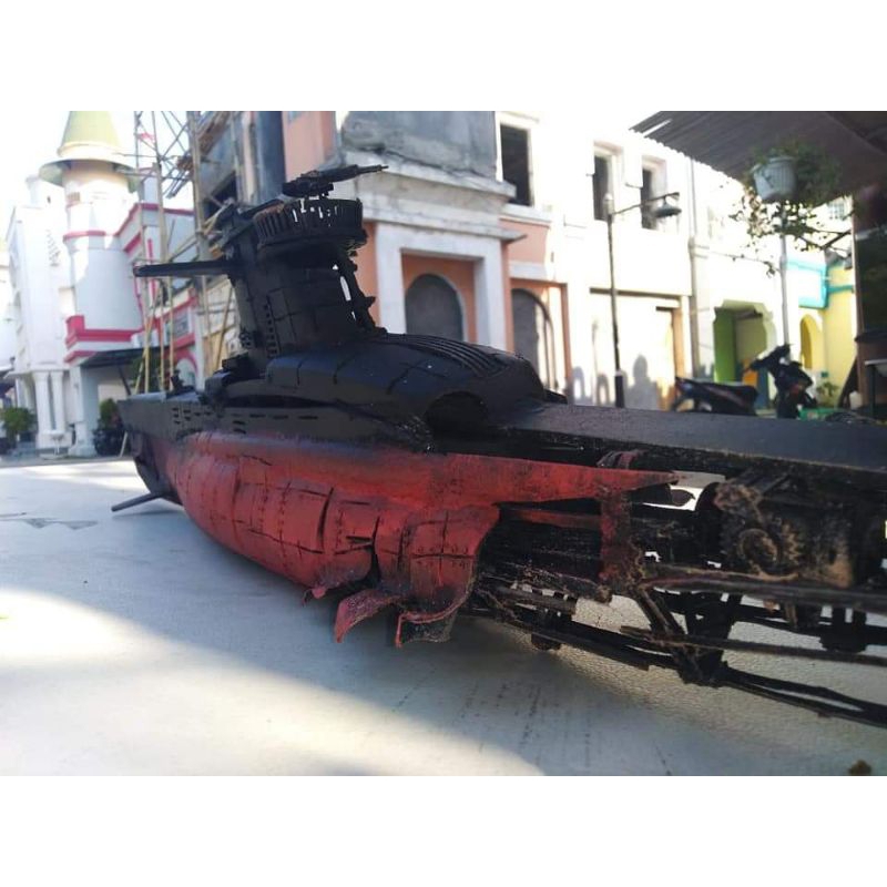miniatur kapal selam submarine karam / bangkai