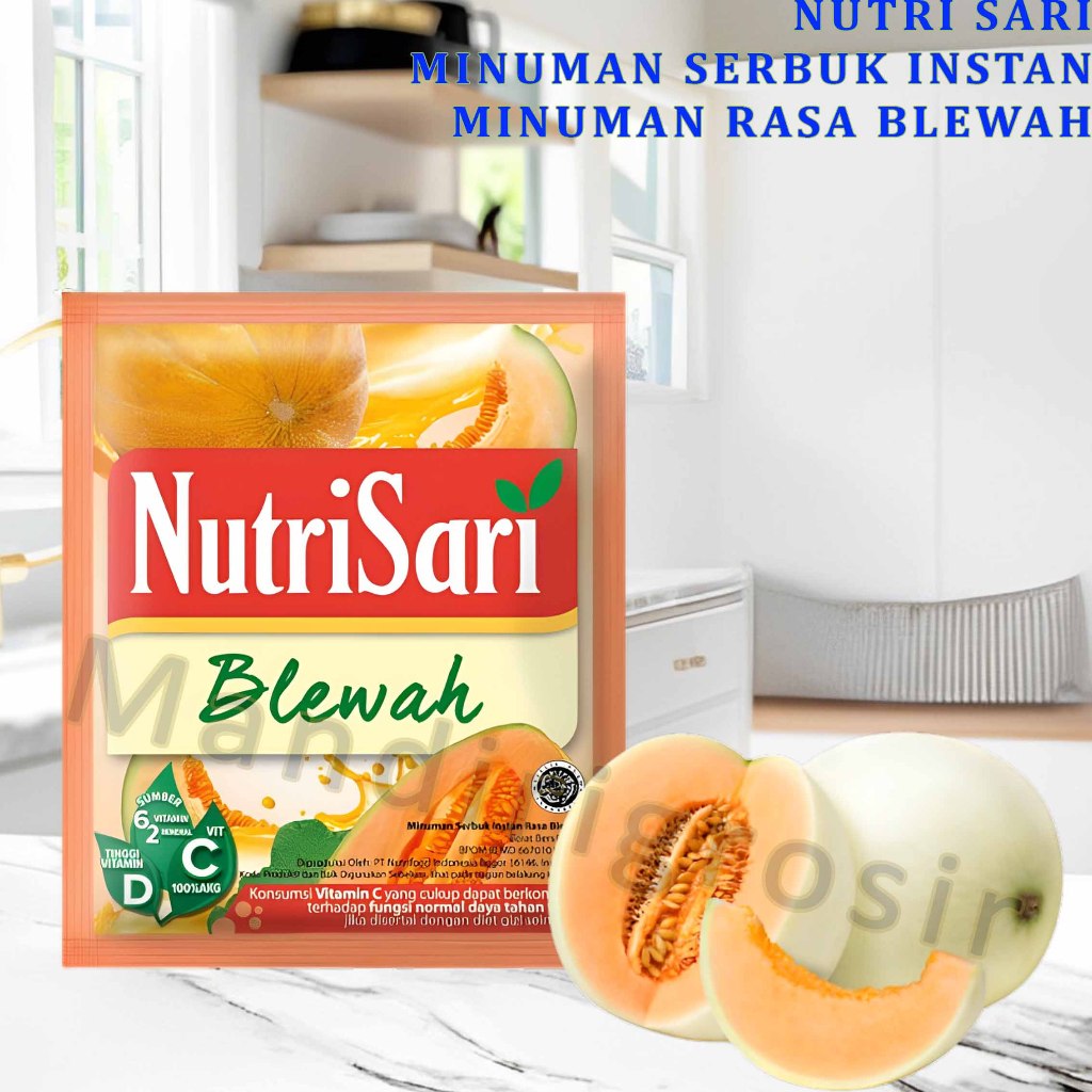 

Minuman Serbuk Instan * Nutrisari * Minuman Rasa Buah Blewah * 11grx10pcs