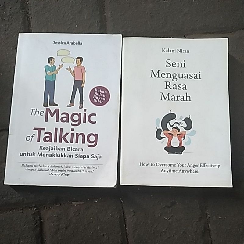 buku motivasi seni menguasai rasa marah dan the magic of talking original