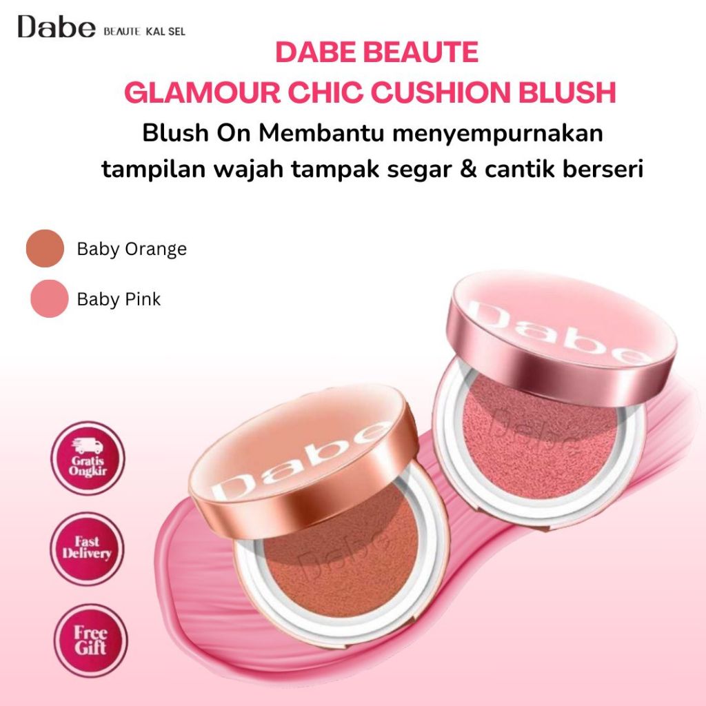 DABE BEAUTE BLUSH ON GLAMOUR CHIC CUSHION