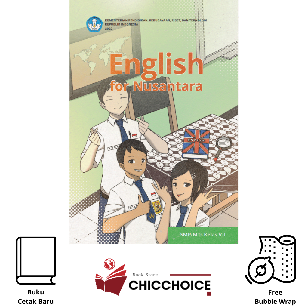 Buku Bahasa Inggris Kelas 7 SMP Kurikulum Merdeka - Buku Paket Bahasa Inggris Kelas 7