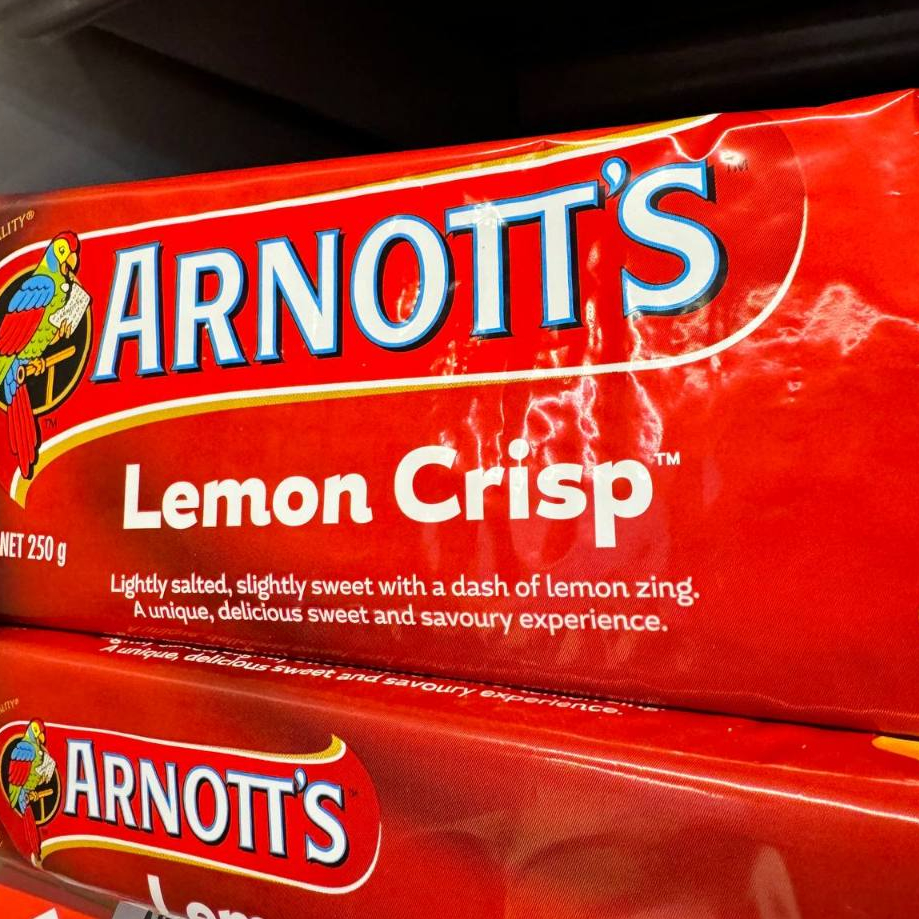 

Arnott's Biscuit Lemon Crisp Biskuit Arnott's Rasa Lemon