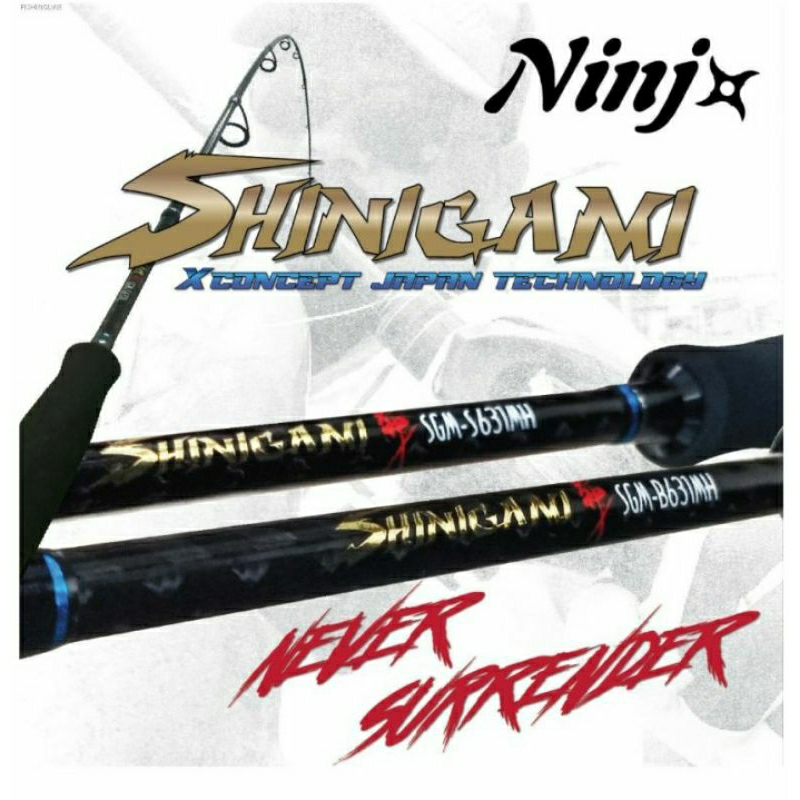 Ninja Shinigami Rod Joran Pancing S631M-S631MH-B631MH
