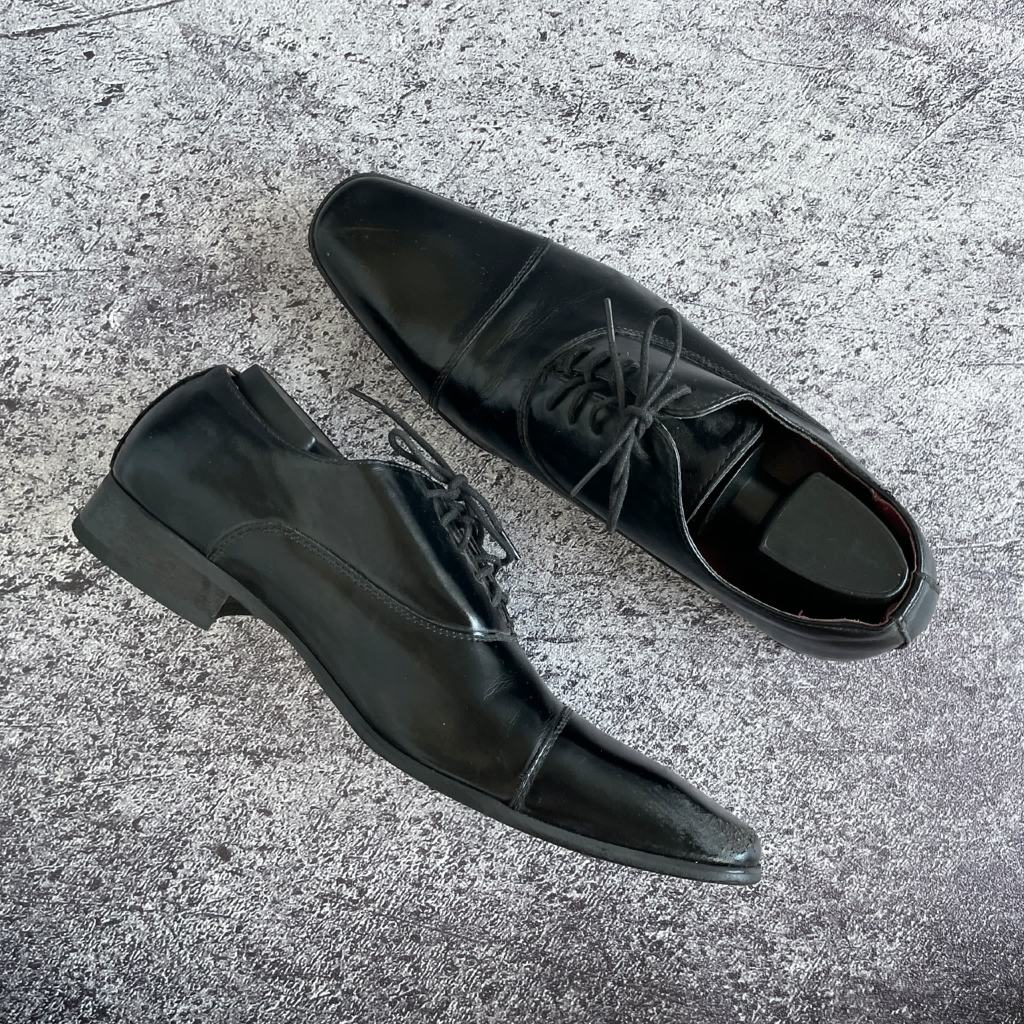 Sepatu Pantofel Recoba Kulit - Size 42 sd 42.5 - Original - Second - Preloved