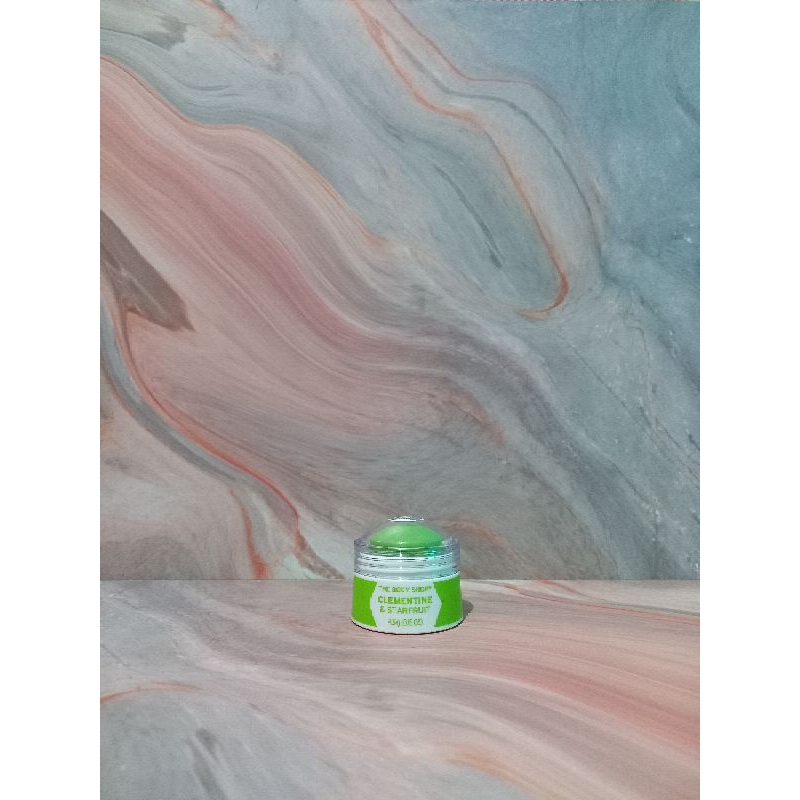 the body shop clementine and starfruit fragrance dome solid parfume