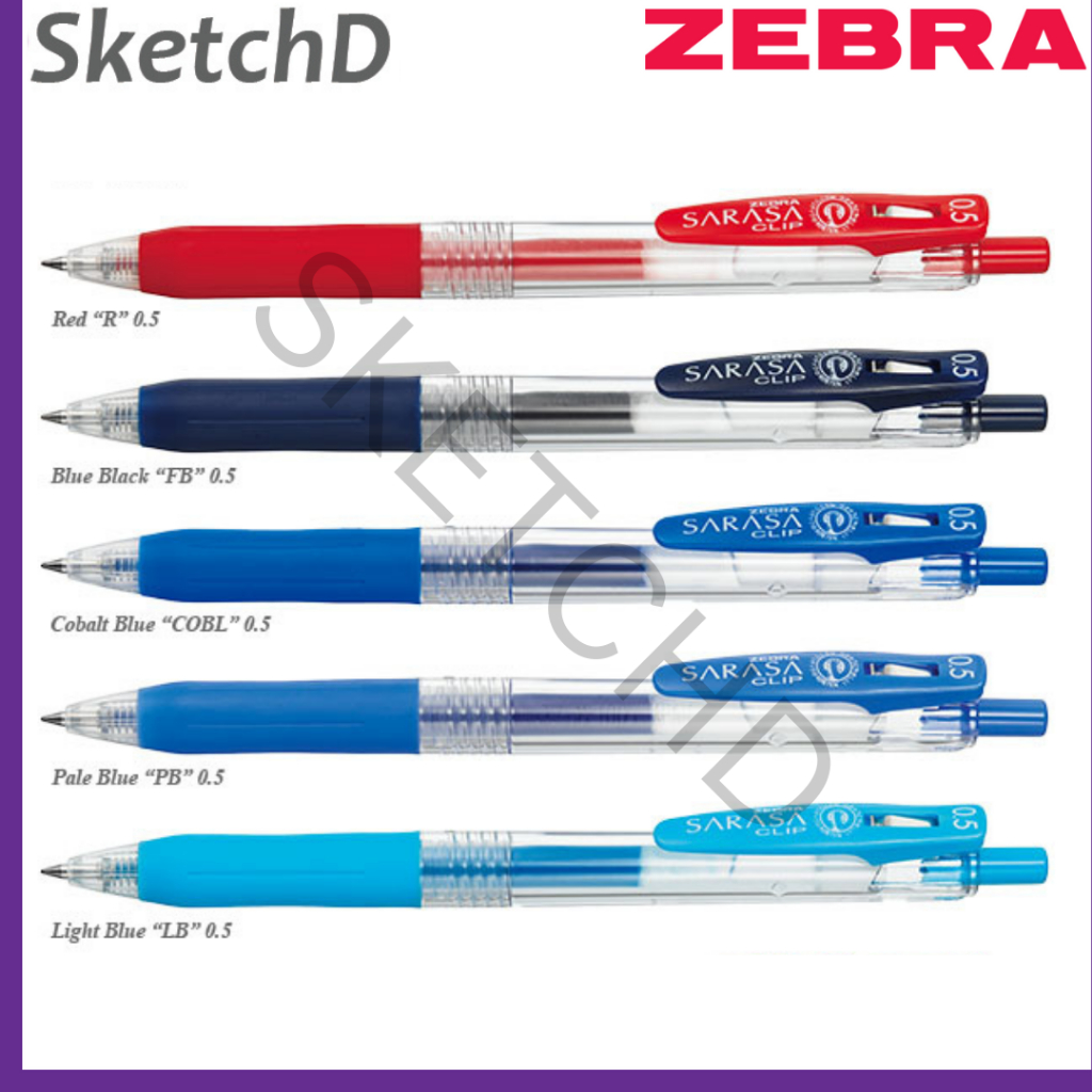 

Sarasa Clip 0.5 Zebra - Pena Zebra Sarasa Clip