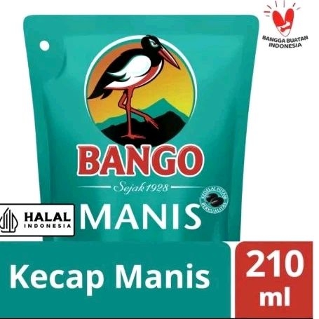 

Kecap Manis Bango Refill 210 ML Pouch