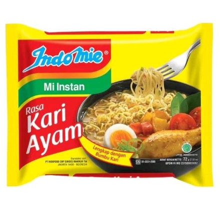 

Indomie Rebus Rasa Kari Mie Instant 72 Gram