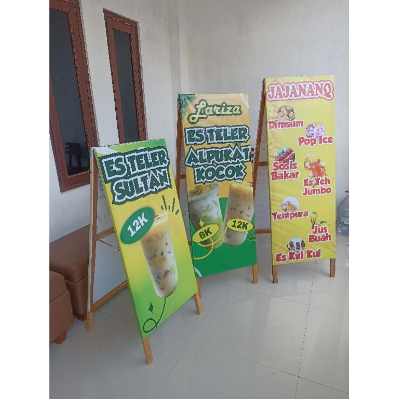 Baner Banner Bener Spanduk Jualan Stending Baner Standing Banner Standing Baner Standing Bener Lipat