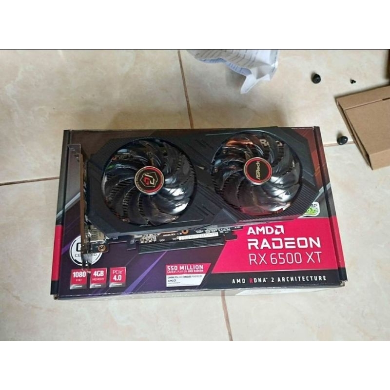 VGA AMD RADEON RX 6500 XT (BEKAS)