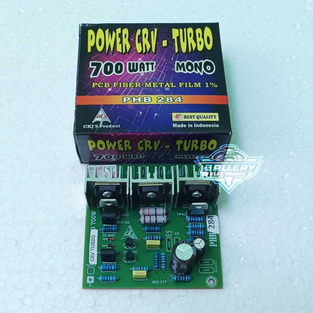 Power CRV - TURBO 700W mono pcb fiber metal film PHB 284 by CKJ