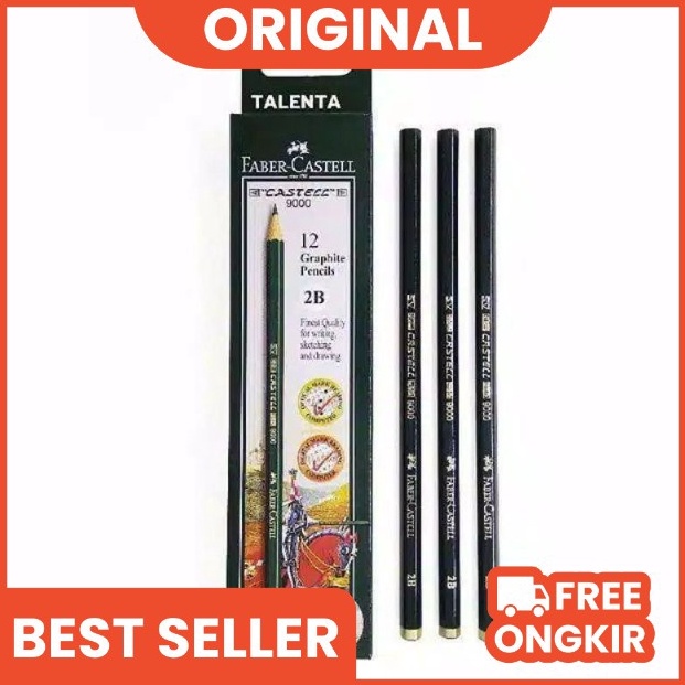 

KODE T74Z pensil kayu 2B pensil 2B fabercastell pensil 2B kayu pensil 2B merk fabercastell alat tulis