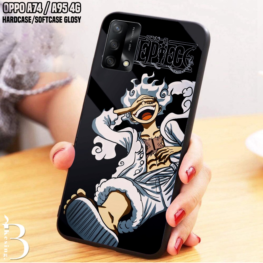 Case Oppo A74 / Oppo A95 4G - Casing Hp Oppo A95 / Oppo A74 4G Motif Lufy Gear 5 - Silikon Hp OPPO A