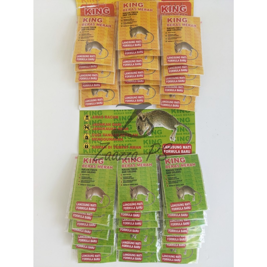 Racun Tikuas Beras Merah Ampuh dan Murah | Racun Tikus King | Racun Tikus Mematikan