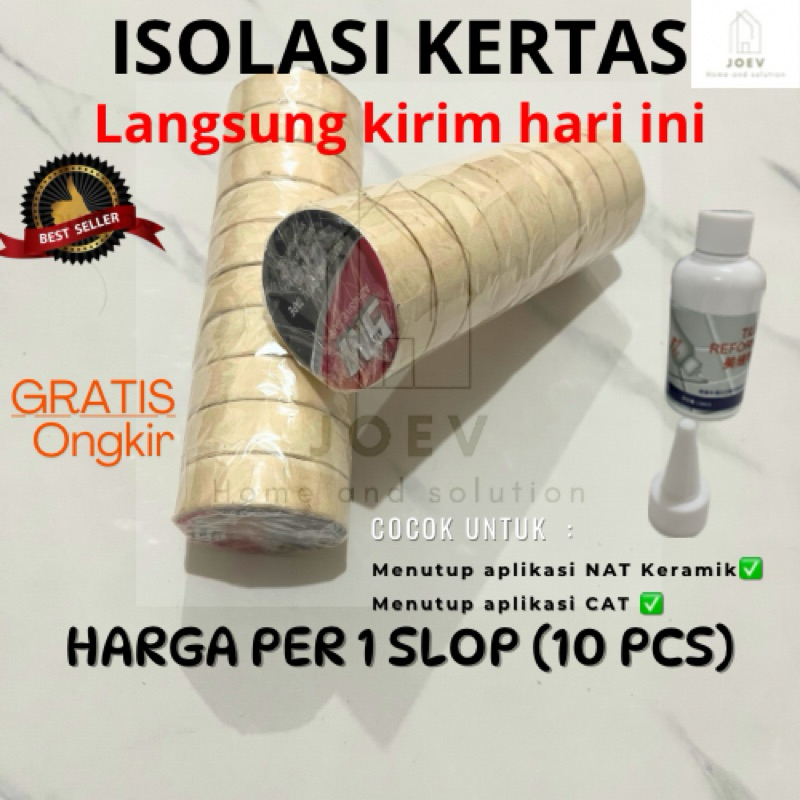 

⭐️Joev Home⭐️ Isolasi Kertas Kecil isi per SLOP (10 PCS)