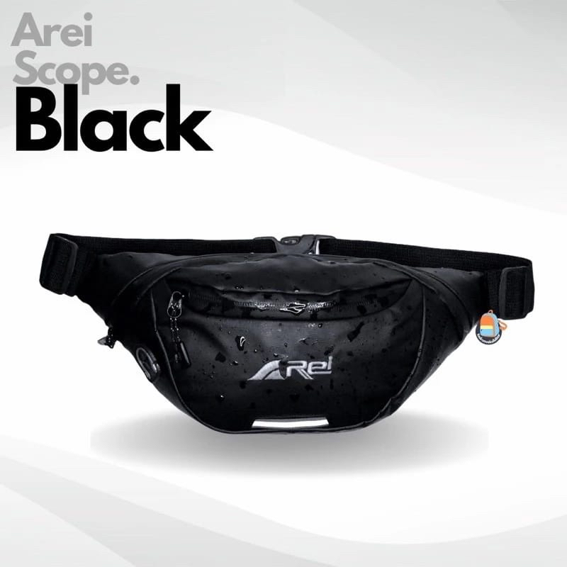 Tas Selempang Waterproof Arei Tas Slempang Pria Wanita Waist Bag Crossbody Premium Arei Outdoorgear
