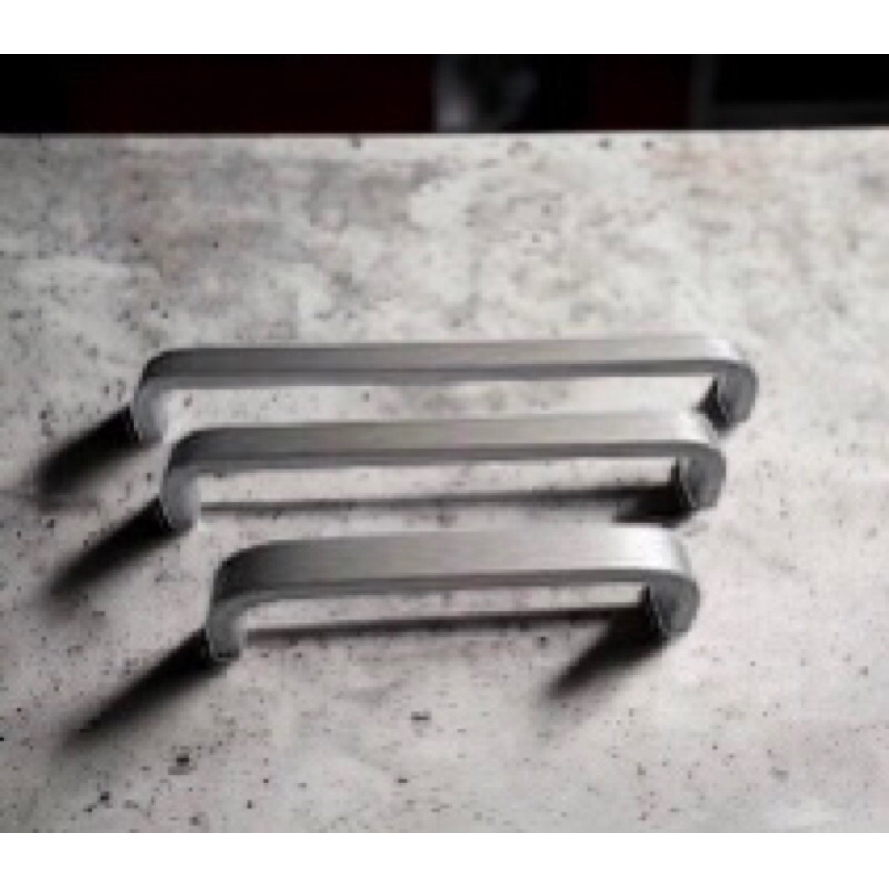 HANDLE LACI LEMARI ALUMUNIUM anodize silver 96mm 128mm 160mm klassen full alumunium tarikan laci lem