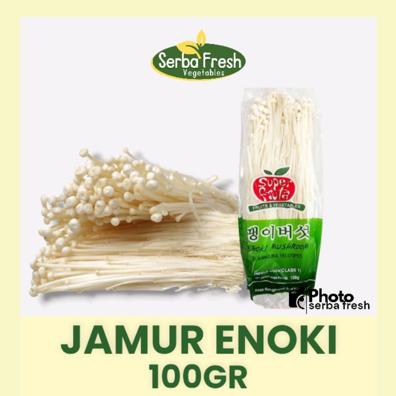 

JAMUR ENOKI | 100GR | SERBA FRESH