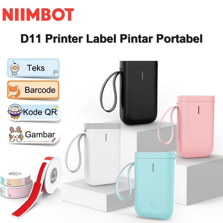 

Kualitas Bagus NIIMBOT D11 D11 Pencetak Label Pintar Portabel dengan Bluetooth Nirkabel Mesin Pembuat Label