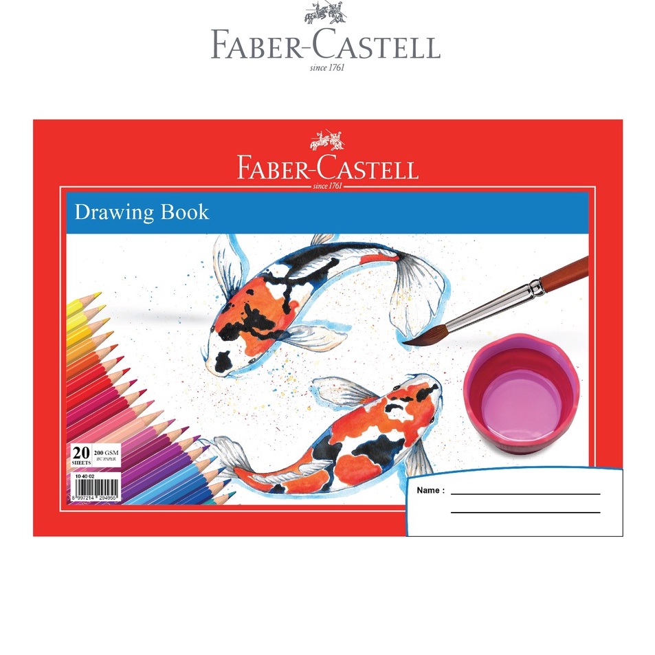 

Murah Diskon FaberCastell Drawing Book buku gambar A4