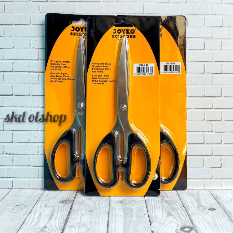 

Fast Delivery Gunting Besar Joyko SCISSORS Stainless SC848 Original per pcs