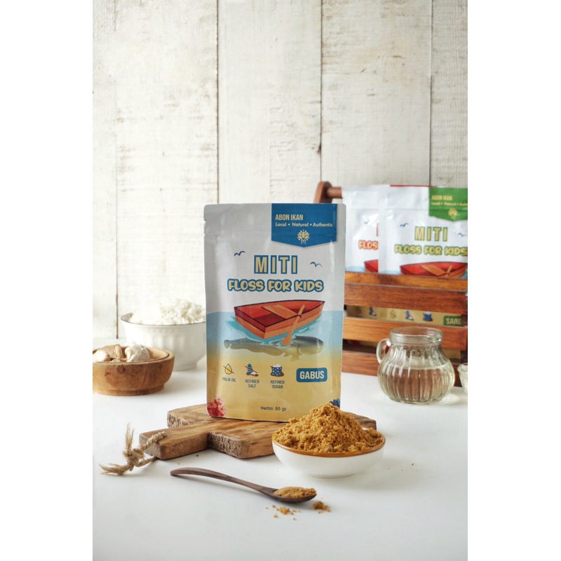 

Miti Floss- Abon Ikan MpasiAbon Kembung Sarden Gabus