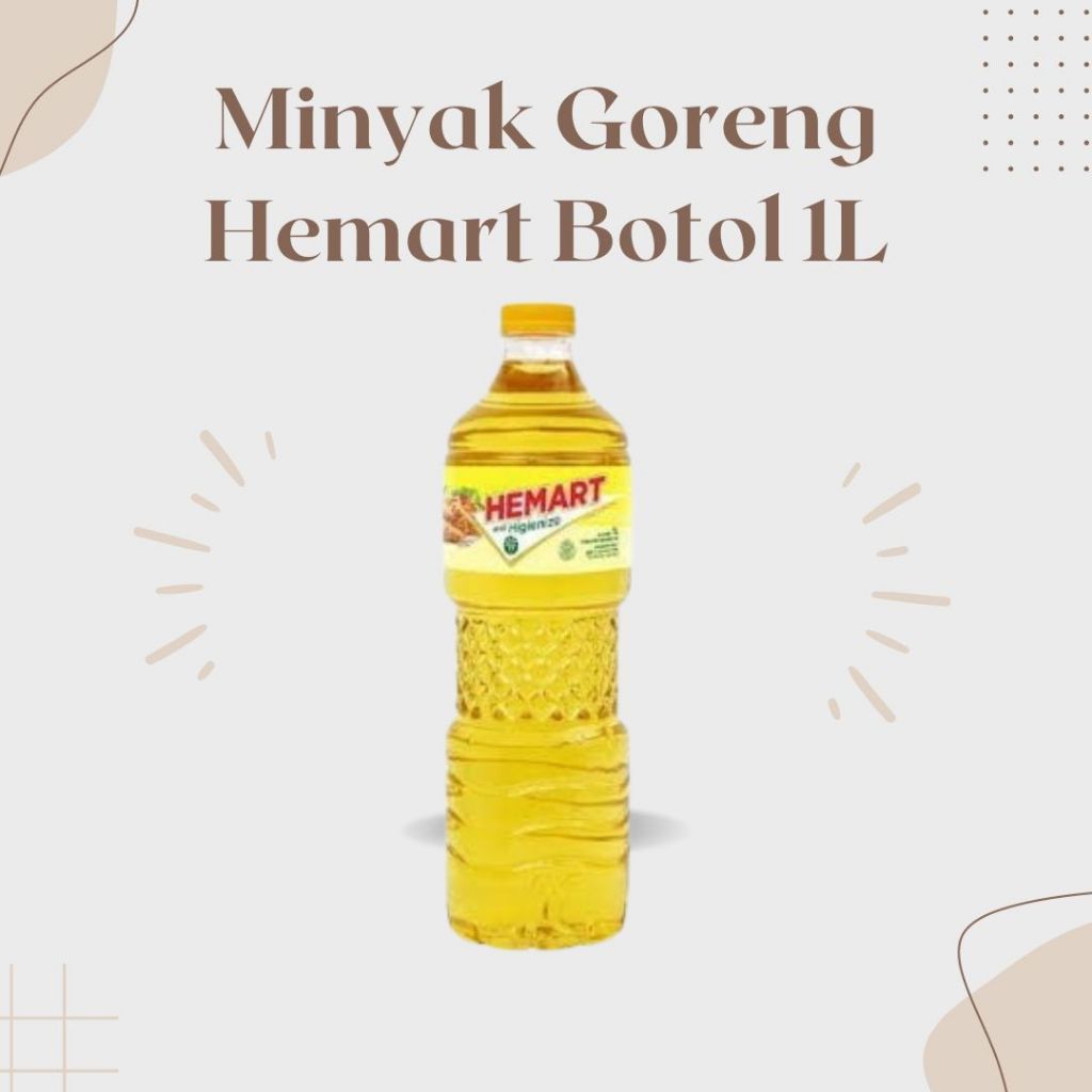 

Minyak Goreng Hemart Kemasan 1 Liter