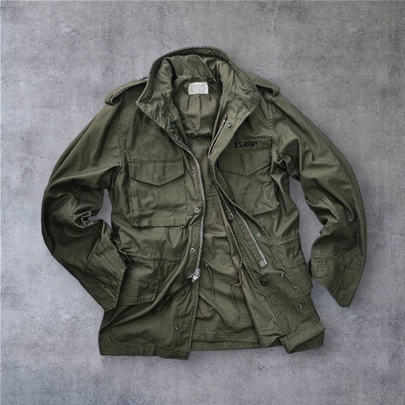 Field Jacket M65 Vietnam war White Zipper Surplus golden size X SMALL SHORT