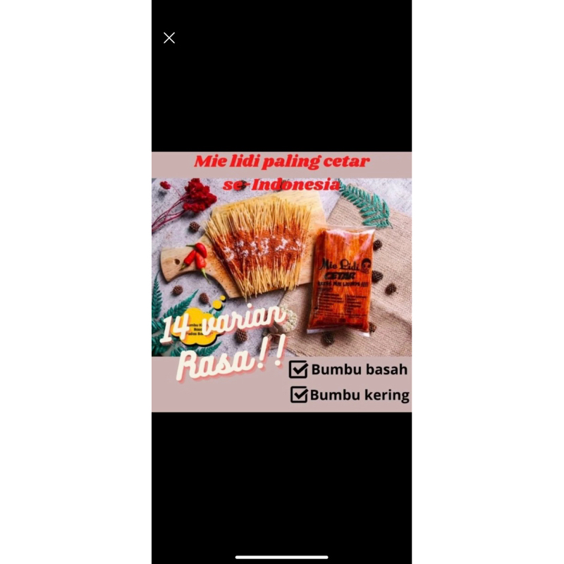 

mie lidi cetar banyumas