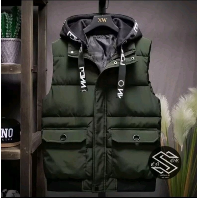 Jaket Rompi Vest Pria Wanita Army