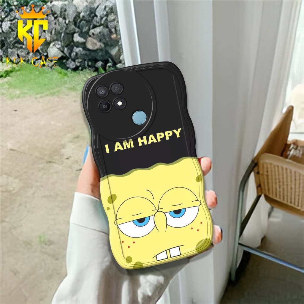 Case OPPO A15 GELOMBANG, Motif Aesthetic Bahan Softcase silicon Lentur - Skin / Casing Handpone - Ce