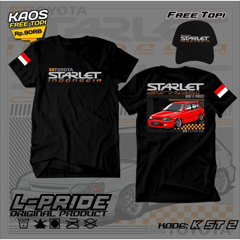 Kaos Toyota Starlet Kapsul