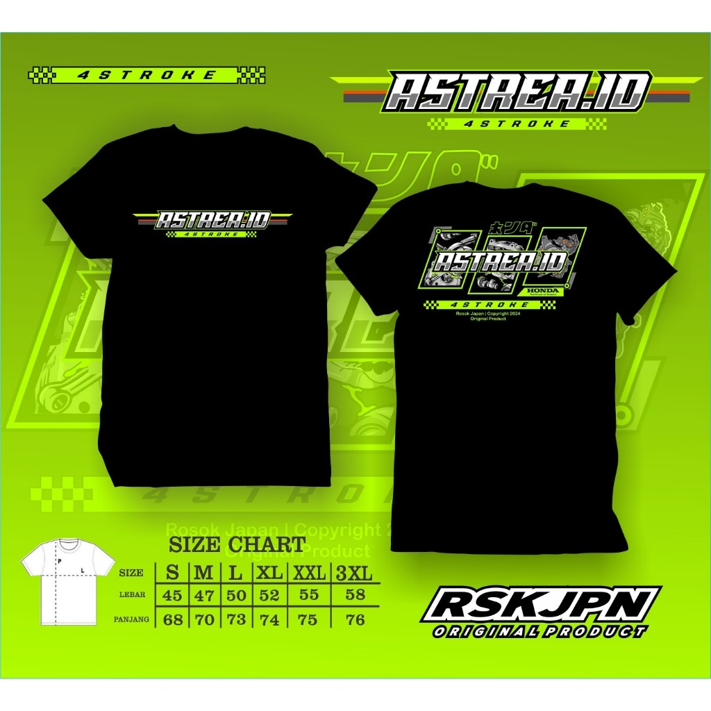 Baju Kaos ASTREA.ID Motor Honda Astrea Grand Grend Bulus Prima Riders Herex Indonesia Free Stiker Or
