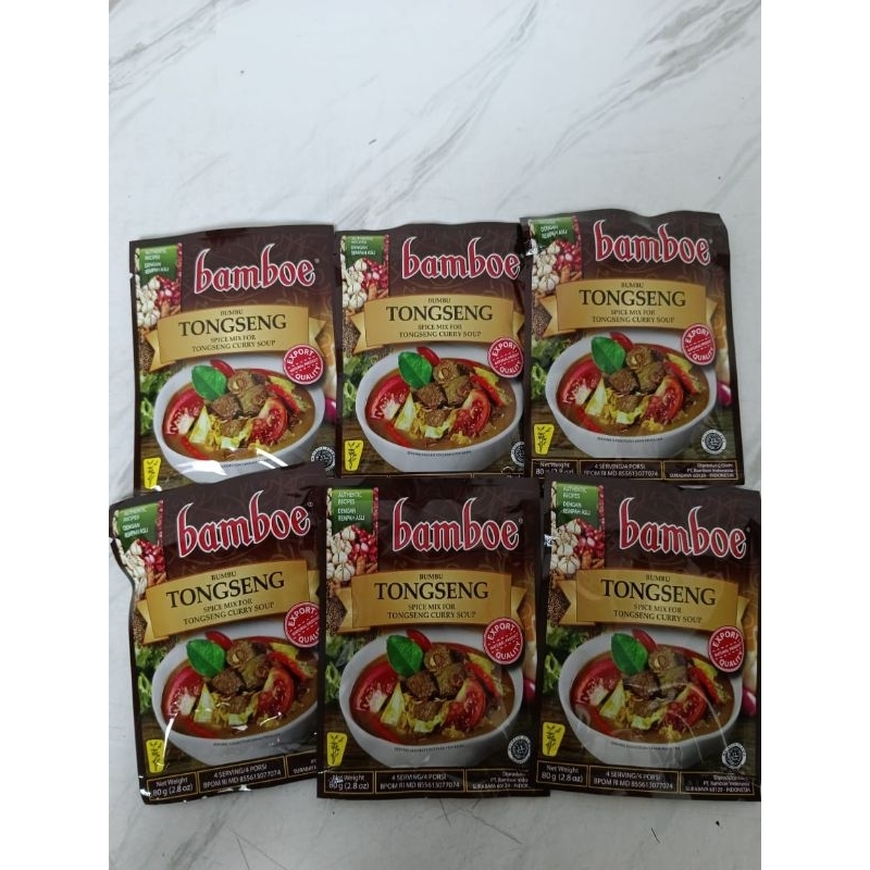 

BAMBOE BUMBU TONGSENG INSTAN KEMASAN 80GR