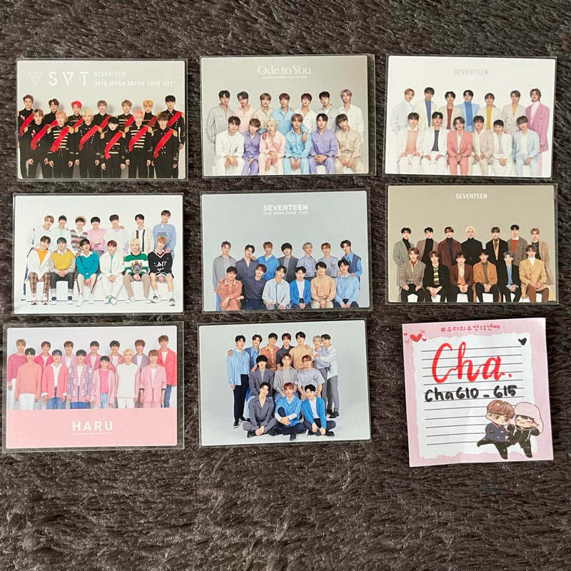 [CLEARANCE SALE] TC OT13 SEVENTEEN JAT JAPAN ARENA TOUR, HE HAPPY ENDING, HARU, OTY ODE TO YOU, DOME