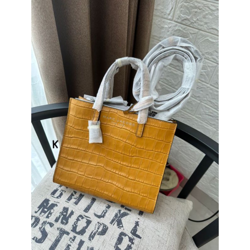 tas mj bag H037L01RE22 mini grind tote mustard original (kurleb 23 x 9 x t 20cm)