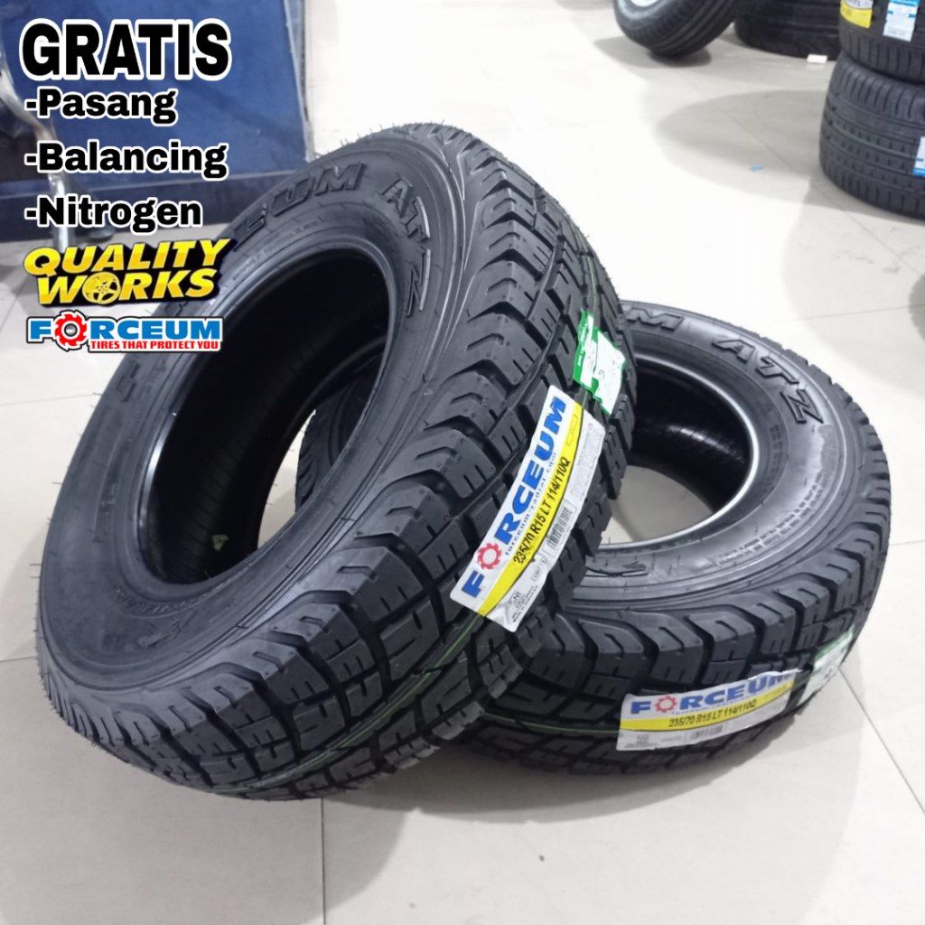 Ban Mobil Feroza Ring 15 Ukuran 235 70 R15 Forceum ATZ Ban Mobil At