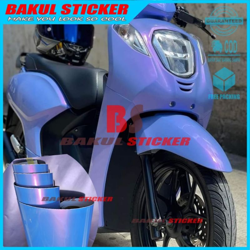 Sticker Scotlite Ungu Lembayung Stiker Magic Candy Skotlet Bunglon Lembayung
