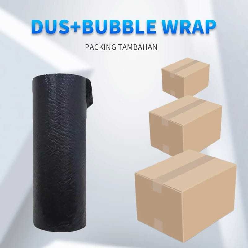 

Packing tambahan bubble wrap dan kardus