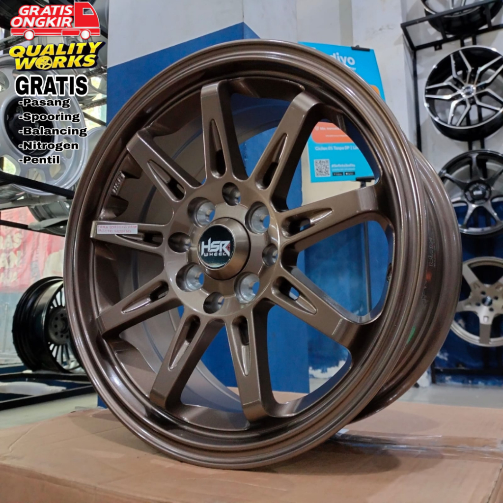 Velg Ring 15 Hsr Wheel Tikala Buat Mobil Agya Ayla Sigra March Darsun